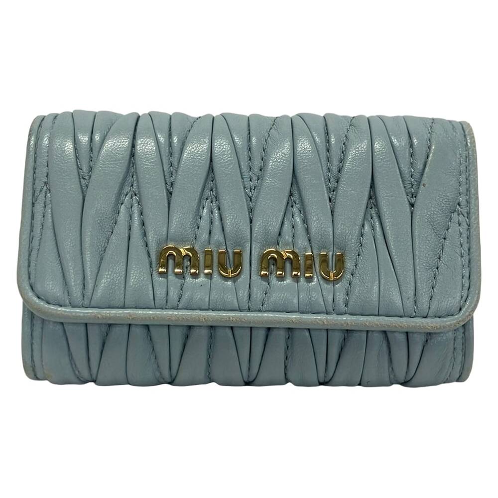 Miu Miu Matelasse Key Case 5PG222